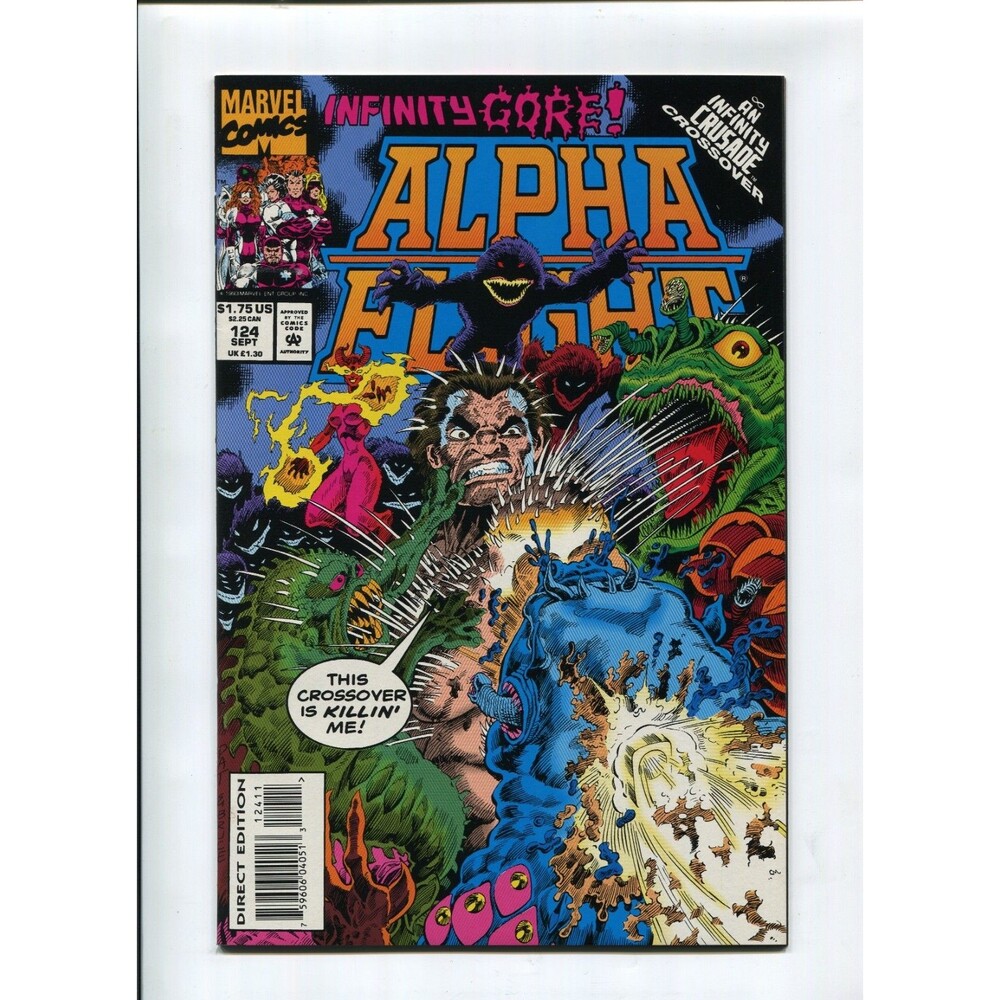 Alpha Flight #124 Marvel Comics 1993 Comic Book